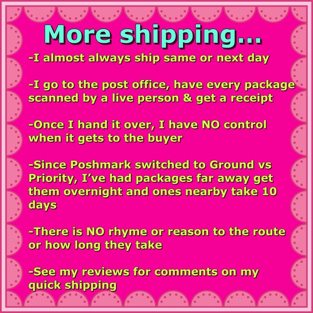 Shipping information and introduction to my closet - Picture 4 of 6
